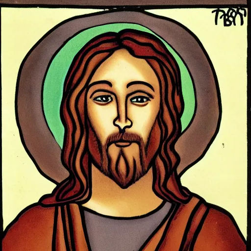 Image similar to jesus burnto onto toast