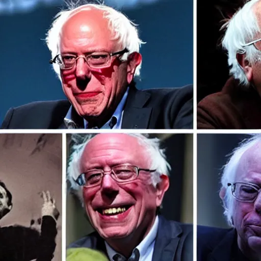 Image similar to Bernie Sanders as The Joker