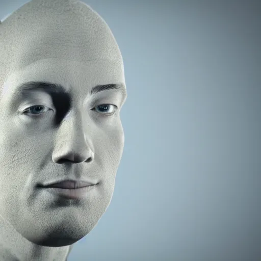 Prompt: a tv showing static in the shape of a human face, 3 d render, octane, ray tracing, ultra detailed, photorealistic, ultra high resolution, 8 k