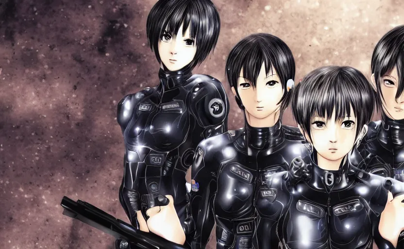 Image similar to GANTZ:O styled desktop background, 21:9