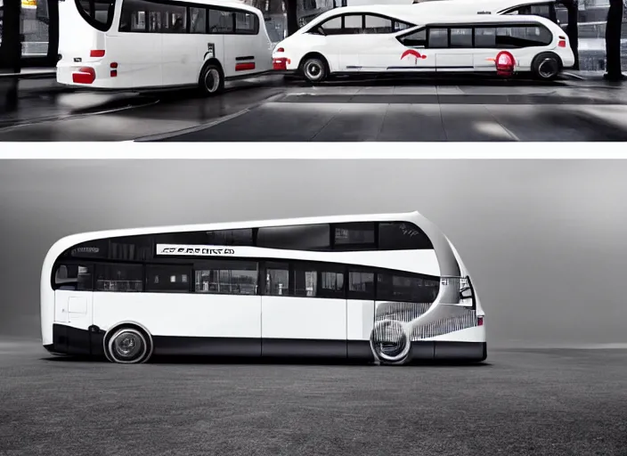 Image similar to a bus designed by Porsche