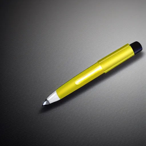 Image similar to logo of a pen tip, with ai theme, trending on logostation