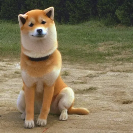 Prompt: shiba inu in saving private ryan