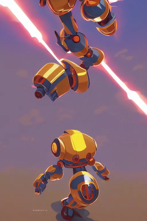 Image similar to metabots medabots medarotto medarot robot minimalist comics, behance hd by jesper ejsing, by rhads, makoto shinkai and lois van baarle, ilya kuvshinov, rossdraws global illumination ray tracing hdr radiating a glowing aura