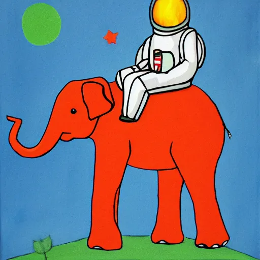 Image similar to elephant wearing spacesuit