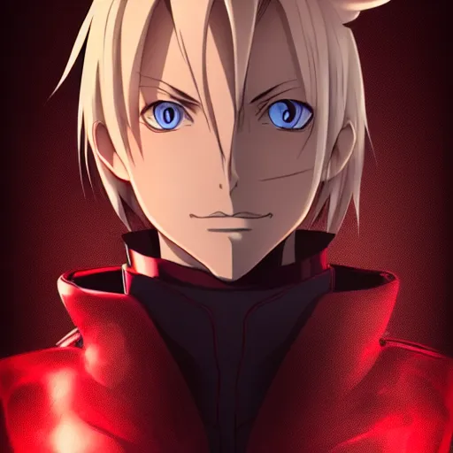 Prompt: portrait of edward elric, anime fantasy illustration by tomoyuki yamasaki, kyoto studio, madhouse, ufotable, square enix, cinematic lighting, trending on artstation