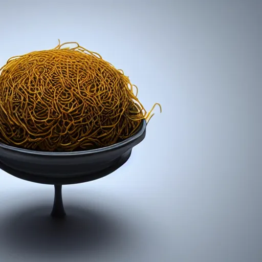 Image similar to hyperrealistic dslr film still of anthropomorphous flying spaghetti, pastafarianism, stunning 8 k octane comprehensive 3 d render, inspired by istvan sandorfi & greg rutkowski & unreal engine, perfect symmetry, dim volumetric cinematic lighting, extremely hyper - detailed, extremely lifelike attributes & lifelike texture, intricate, masterpiece, artstation, stunning