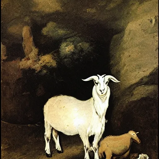 Image similar to goat by goya