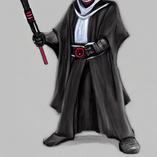 Prompt: Darth Biden, Joe Biden dressed as a sith lord, concept art