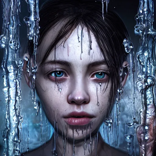 Prompt: stuck to you like glue, two human souls together, stuck, glue dripping souls, extremely detailed, insanely detailed and intricate, high detail, dripping glue with paint background, depth field, unreal engine, deep focus, movie still, dramatic lighting, ray tracing, by michal karcz and yoshitaka amano, 4 k concept art and hyper realism