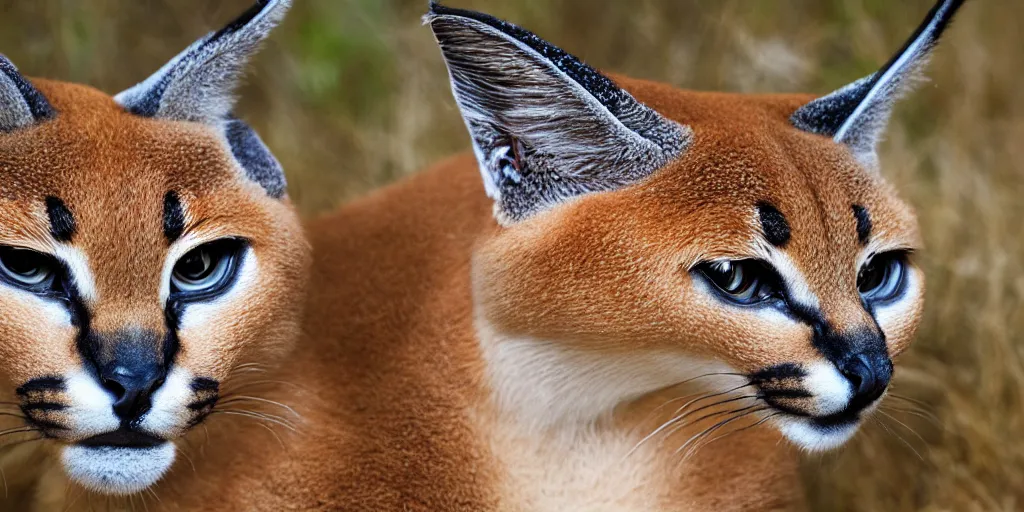 Image similar to caracal in a tuxedo, awarding winning photo, incredible detail, sony 3 5 mm lens