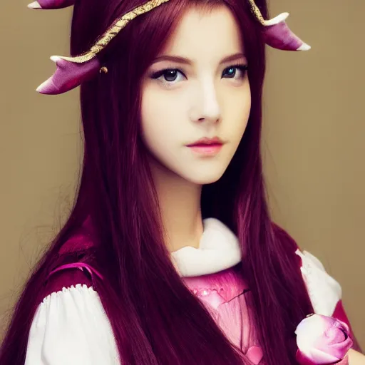 Prompt: Black Pink Lisa as a young elf princess full HD 4K highest quality realistic beautiful gorgeous natural