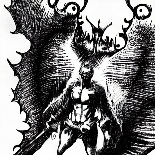 Image similar to Puck by Kentaro Miura