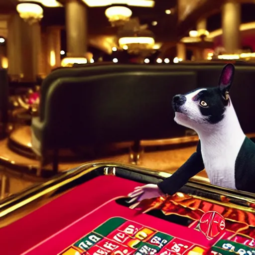 Prompt: pepe in casino