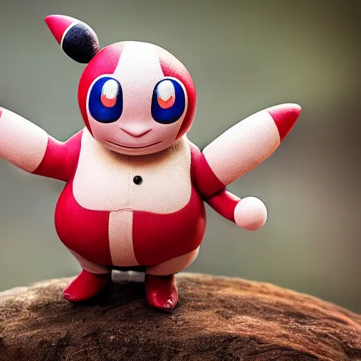 Image similar to national geographic photo of mr mime, pokemon in the wild, intricate, portrait, 8 k highly professionally detailed, hdr, award winning