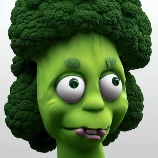 Prompt: [ [ [ anthropomorphic broccoli ] ] ]!! has an elizabeth olsen face, trending on zbrush, unreal engine 5, cgsociety contest winner, intricate, detailed, 4 k quality, concept art