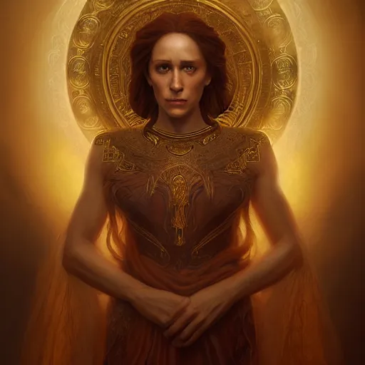 Image similar to majestic gracious regal goddess mater theia portrait, ancient greece, atmospheric lighting, painted, intricate, volumetric lighting, beautiful, rich deep colours masterpiece, golden hour, sharp focus, ultra detailed, by leesha hannigan, ross tran, thierry doizon, kai carpenter, ignacio fernandez rios