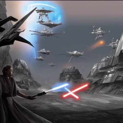 Image similar to concept art, star wars revenge of the sith sequel