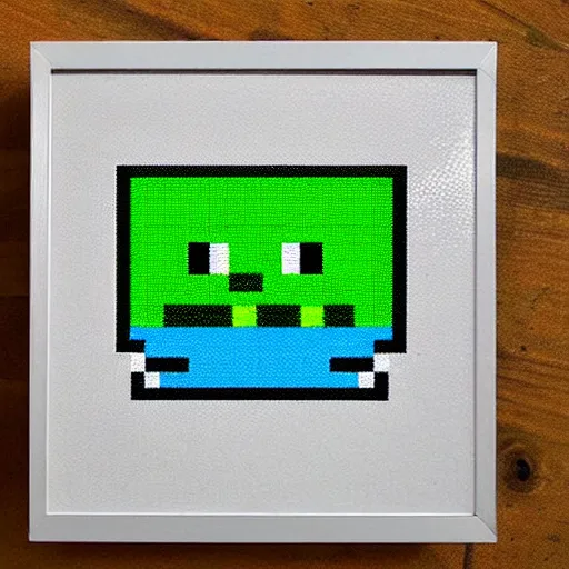 Prompt: highly detailed pixel art of a brightly coloured poo