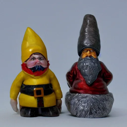 Prompt: Criminal Russia case of extortionist gnomes, Arkhangelsk, 1992