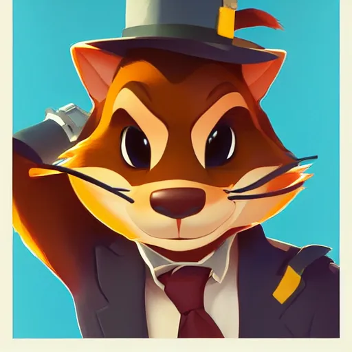 Image similar to face icon stylized minimalist chip'n dale : rescue rangers, loftis, cory behance hd by jesper ejsing, by rhads, makoto shinkai and lois van baarle, ilya kuvshinov, rossdraws global illumination