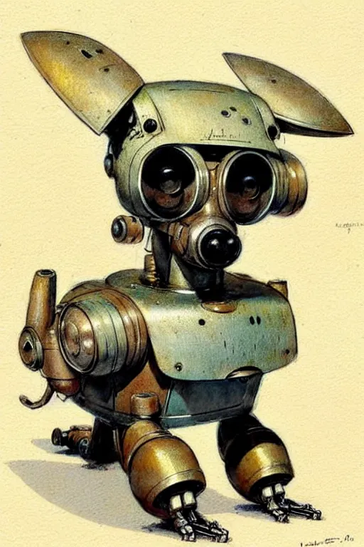 Image similar to (((((1950s retro robot dog . muted colors.))))) by Jean-Baptiste Monge !!!!!!!!!!!!!!!!!!!!!!!!!!!