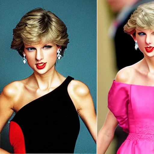 Taylor Swift, perfetta replica di Lady Diana