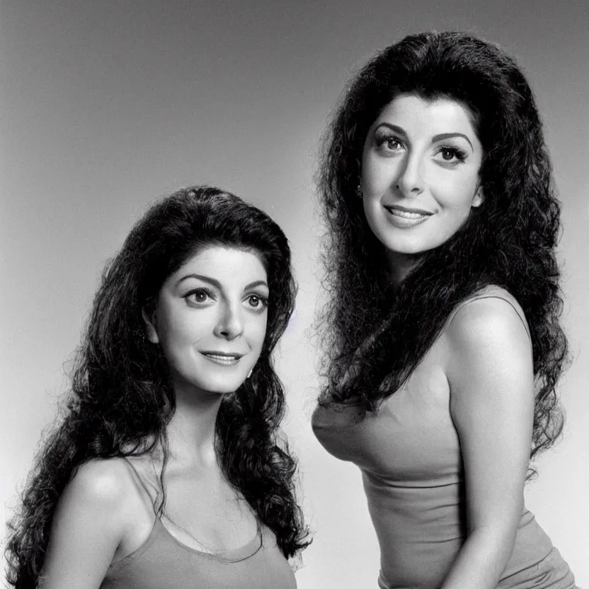 Prompt: 2 5 year old deanna troi from the first season of star trek the next generation, no double people