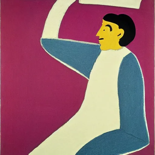 Image similar to A character by Milton Avery