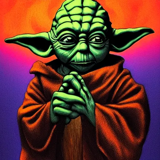 Image similar to Yoda by Jeffrey Smith and Erin Hanson and Chad Knight