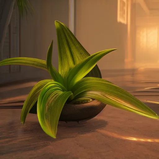 Image similar to an holographic orchid, unreal engine 5, cinematic, beautiful