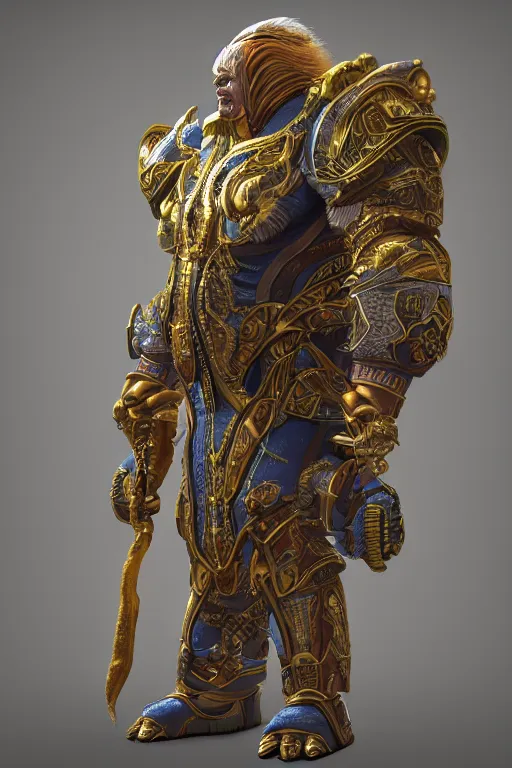 Image similar to bulrathi emperor from masters of orion 1. Realistic render. High quality 8k 3d unreal engine 5. Overdetailed and maximalist.