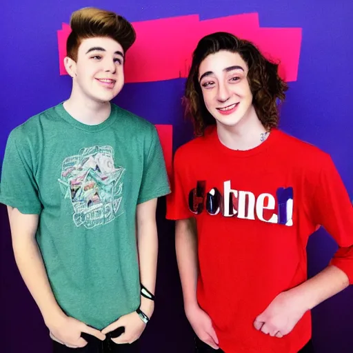 Prompt: drew gooden (youtuber) and danny gonzalez (youtuber)