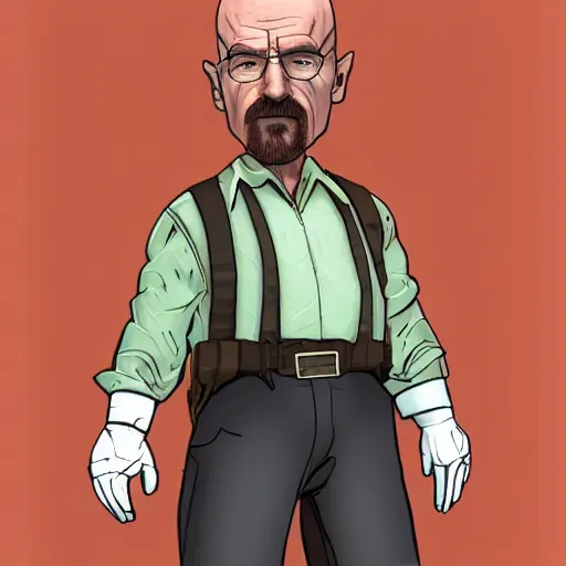 Image similar to Walter White as Gordon Freeman