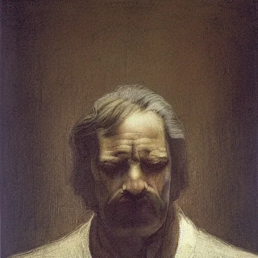 Image similar to portrait of Mr. Vertigo, by Odd Nerdrum, by M.C. Escher, beautiful, eerie, surreal, colorful