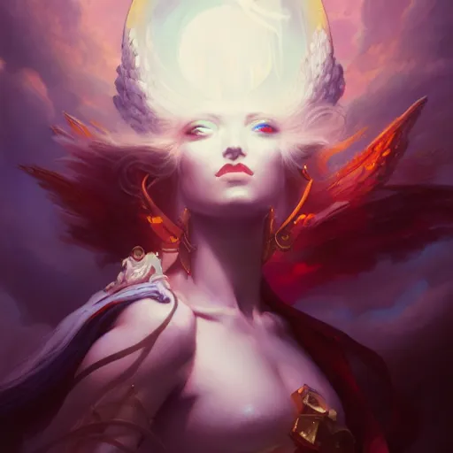 Prompt: portrait of a goddess of fate by pete mohrbacher and greg rutkowski and wlop and artgerm, digital art, unreal engine 5, trending on artstation, deviantart, pinterest, rule of thirds, 4 k uhd image