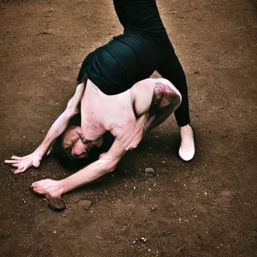 Prompt: we are everything, we are the contortionist, this is not who i ever was