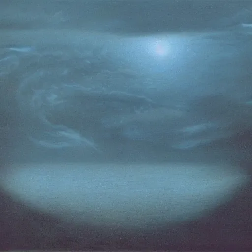 Prompt: a stormy night in the style of Zdzisław Beksiński