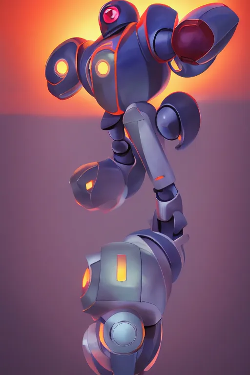 Image similar to metabots medabots medarotto medarot robot minimalist comics, behance hd by jesper ejsing, by rhads, makoto shinkai and lois van baarle, ilya kuvshinov, rossdraws global illumination ray tracing hdr radiating a glowing aura