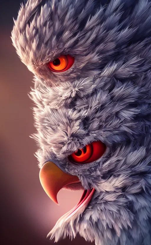 Prompt: phoenix bird, portrait, electric, furry, soft, concept art, sharp focus, intricate details, highly detailed, photorealistic, disney pixar, octane render, iridescent, anime, 8 k