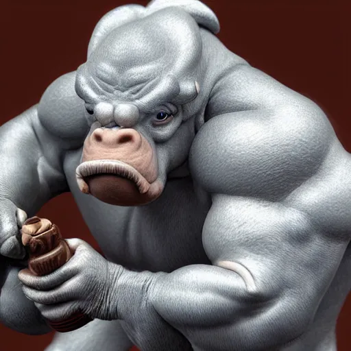 Prompt: stunning award winning hyperrealistic hdr 8 k highly detailed portrait photo of machamp as a real human