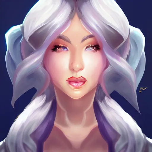 Image similar to Lux from League of legends, Character Portrait, Digital Art, trending on artstation