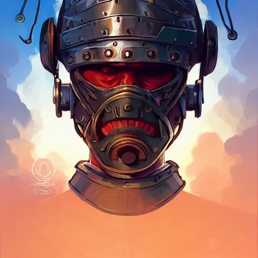 Image similar to cyberpunk viking helmet mask warrior goddess robot ninja fantasy, art gta 5 cover, official fanart behance hd artstation by jesper ejsing, by rhads, makoto shinkai and lois van baarle, ilya kuvshinov, ossdraws