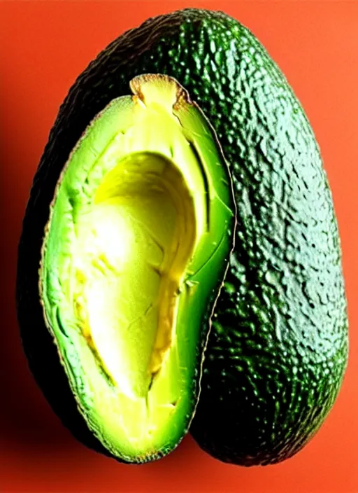 Image similar to jeff goldblum avocado