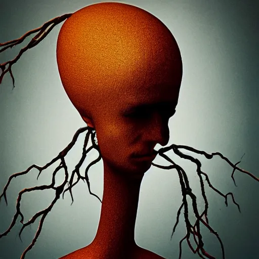 Prompt: closeup portrait photo of a cool hipster neuron character, by annie liebovitz