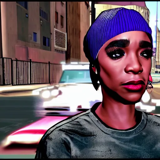 Image similar to left eye from tlc in gta style