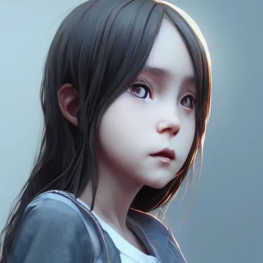 Image similar to Clothed. realistic style at CGSociety by WLOP, Ilya kuvshinov, Krenz Cushart, Greg Rutkowski, trending on artstation. Zbrush sculpt colored, Octane render in Maya, Houdini VFX. Realistic fantasy cute indigenous young girl, expressing joy, deep fire eyes, silky hair, wearing a white t-shirt with jeans, fire on her hair, Cinematic dramatic atmosphere of a mystic forest, sharp focus, soft volumetric studio lighting.