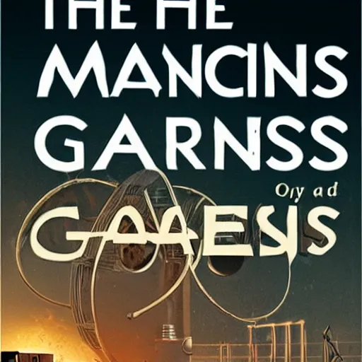 Prompt: the cover of the book : machines and gears