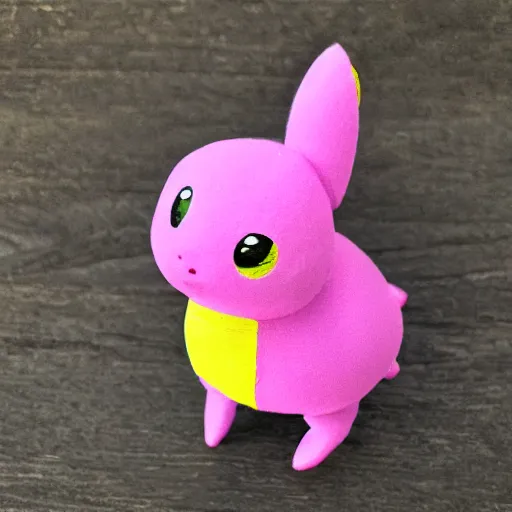 Prompt: pinkachu