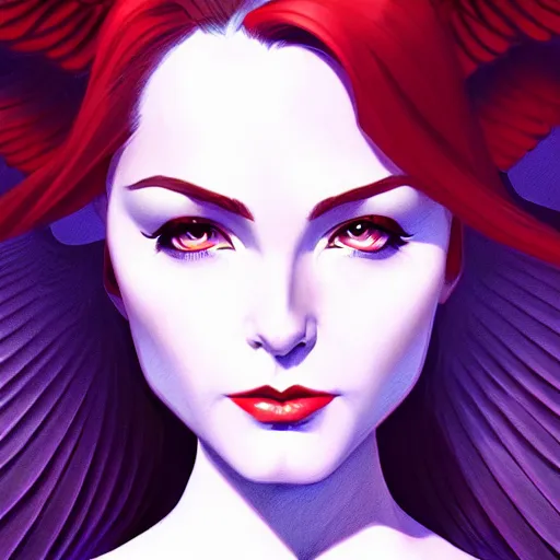 Image similar to portrait of a powerful pretty woman with wings, digital art,, concept art, smooth, sharp focus, illustration, symmetry face, fine details. art by alex ross, brittney lee, disney, anime - h 6 4 0